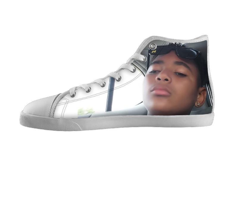 White custom shoes