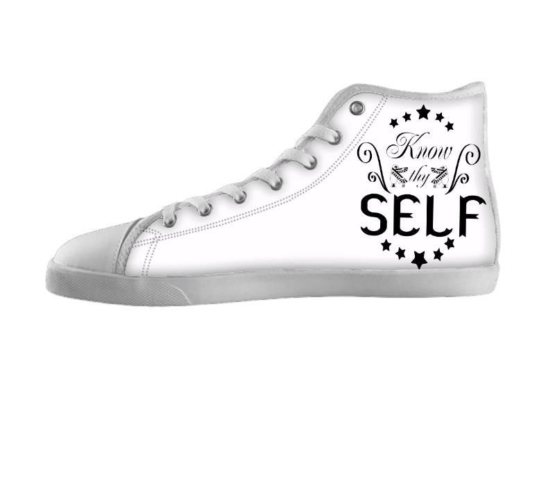 White custom shoes