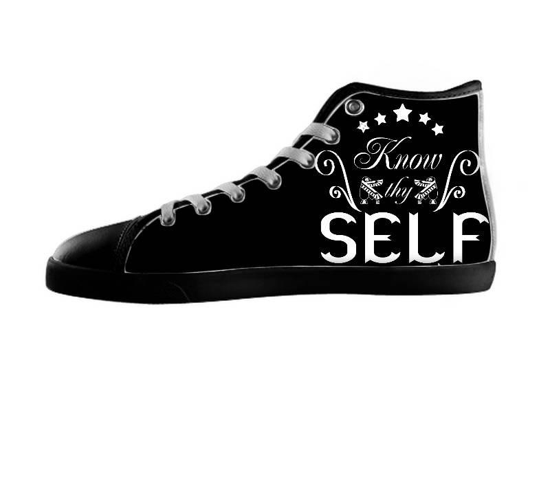 White custom shoes
