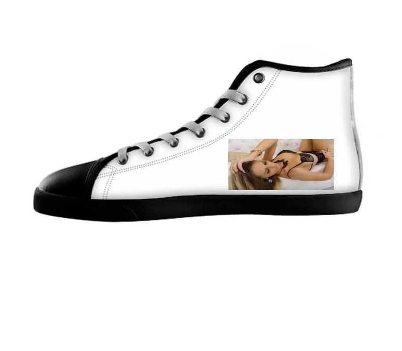 White custom shoes