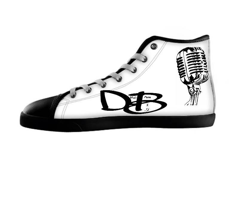 White custom shoes