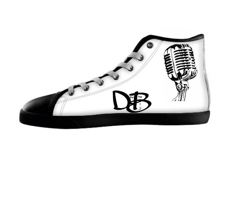 White custom shoes