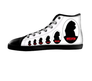 White custom shoes