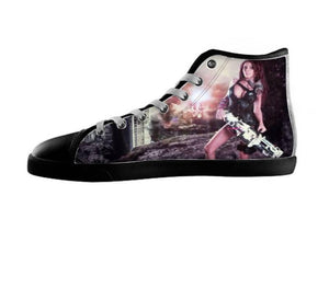 White custom shoes
