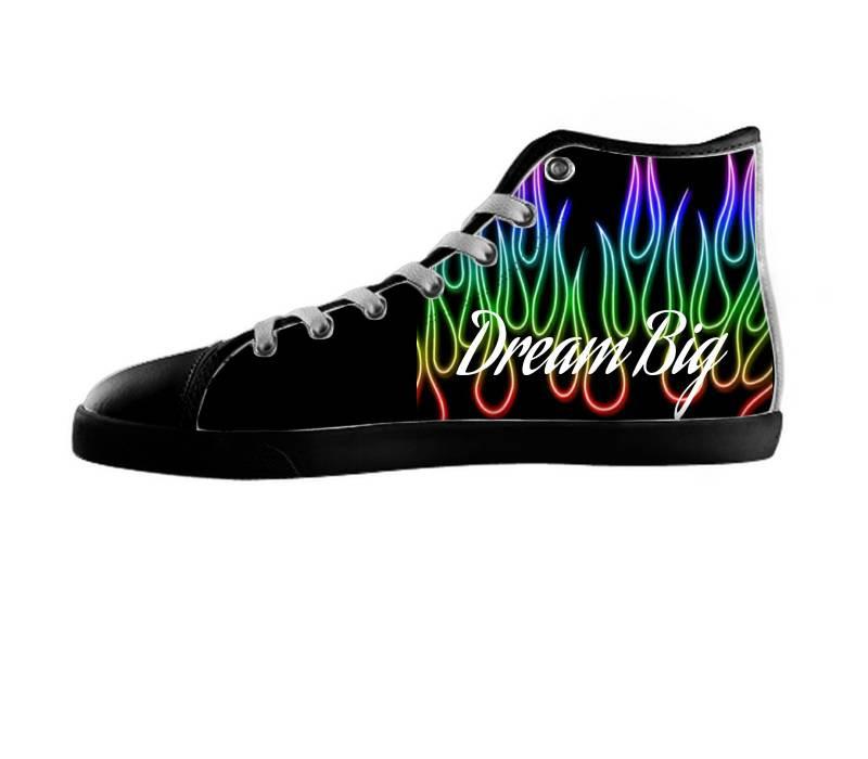 White custom shoes