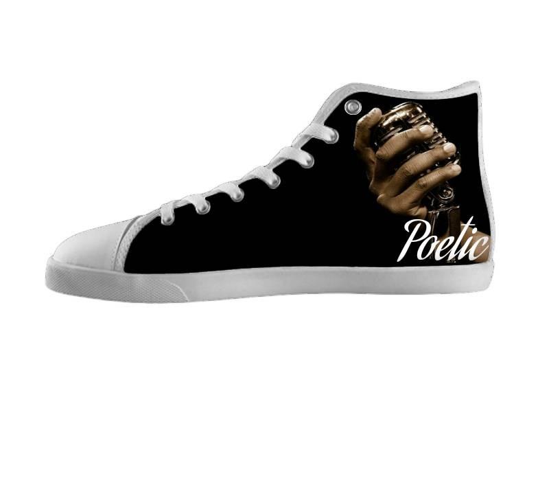 White custom shoes