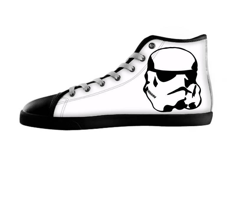 White custom shoes