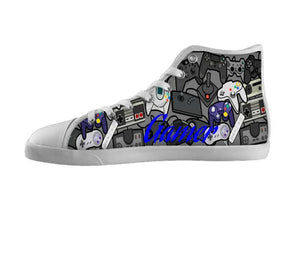 White custom shoes