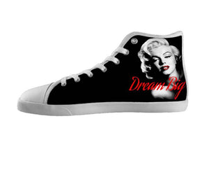White custom shoes