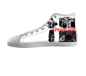 White custom shoes