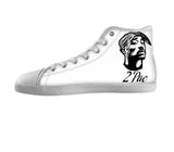 White custom shoes