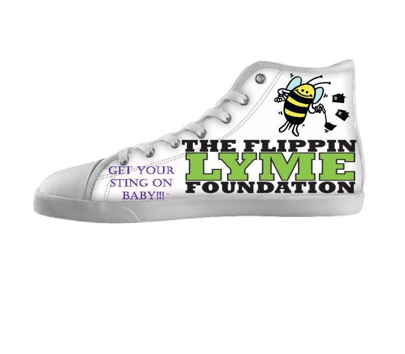White custom shoes