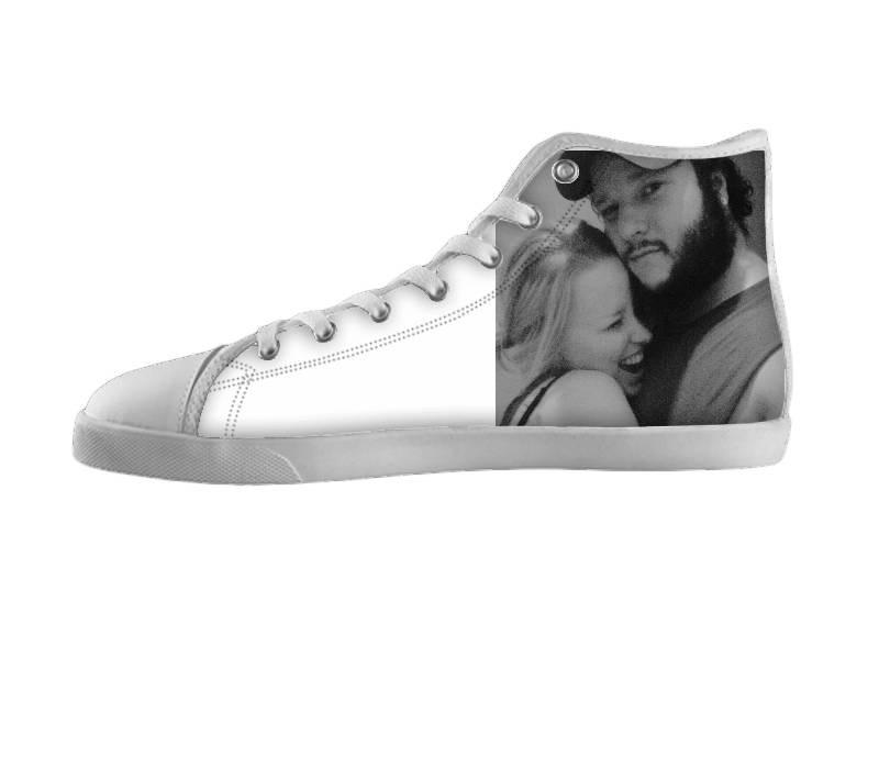 White custom shoes