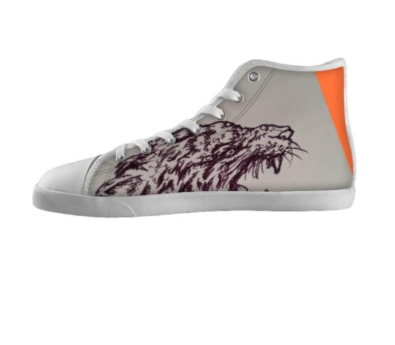 White custom shoes