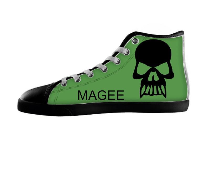 White custom shoes