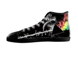 White custom shoes
