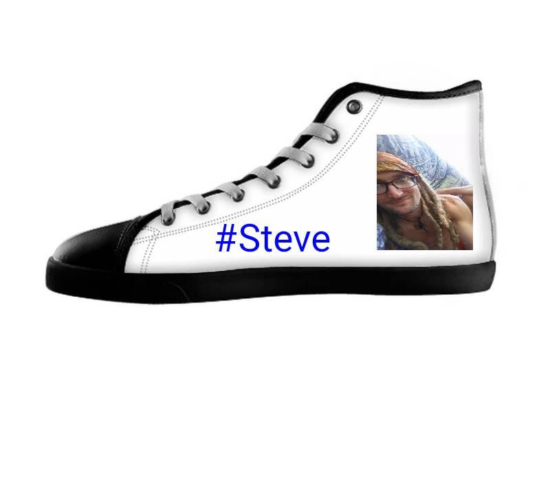 White custom shoes