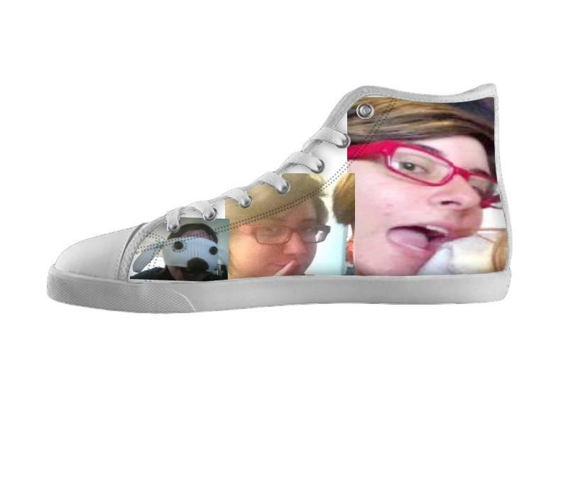 White custom shoes