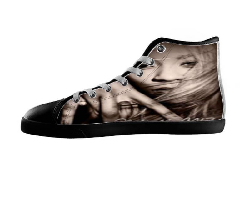White custom shoes