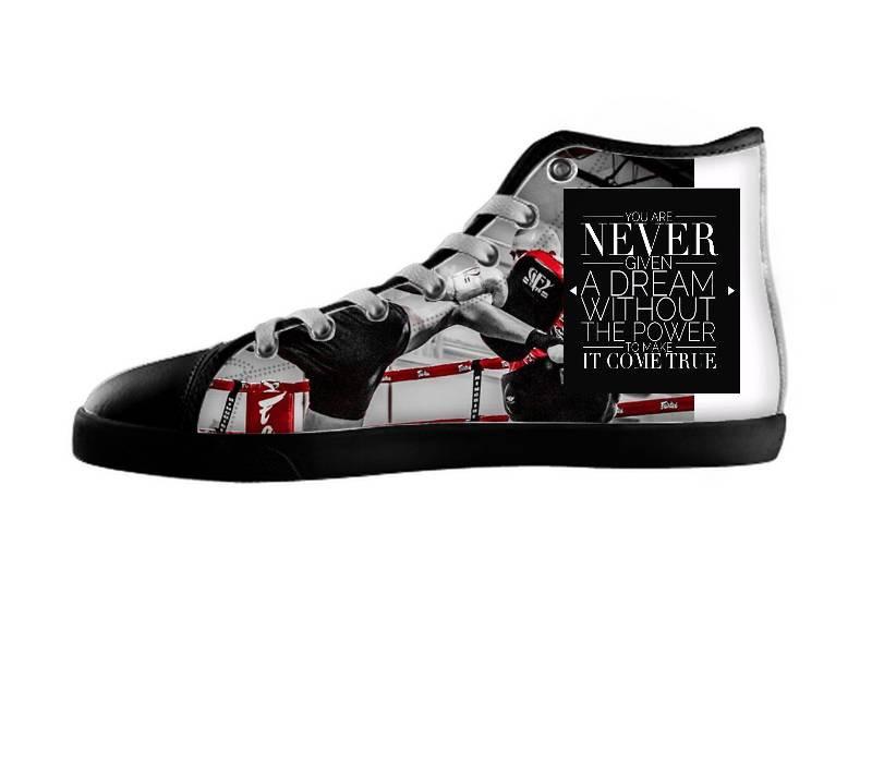 White custom shoes