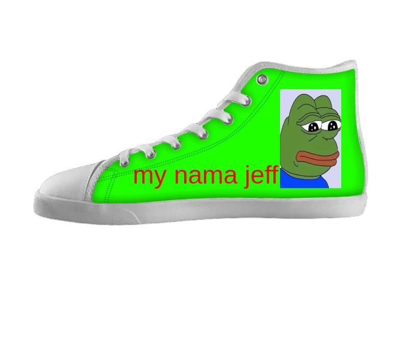White custom shoes