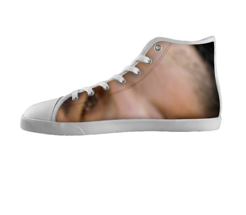 White custom shoes