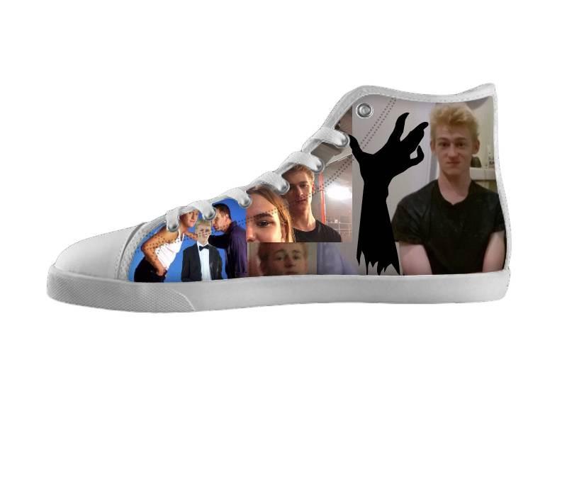 White custom shoes