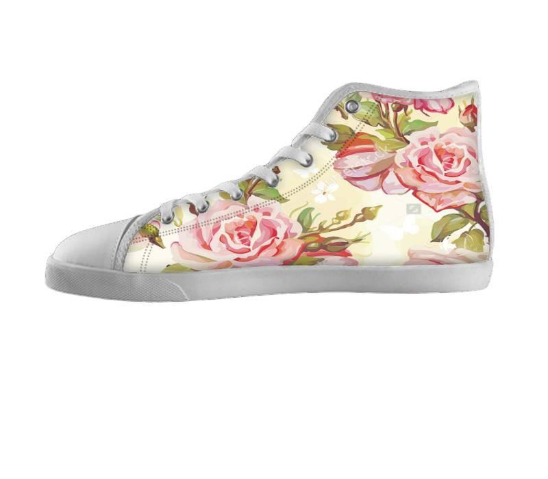 White custom shoes