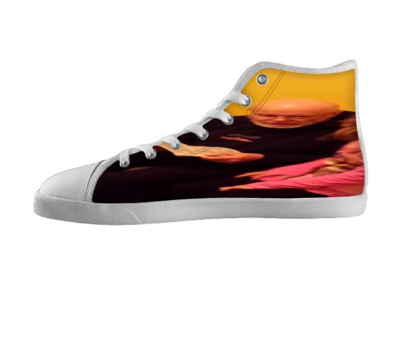 White custom shoes