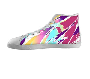 White custom shoes