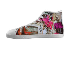 White custom shoes
