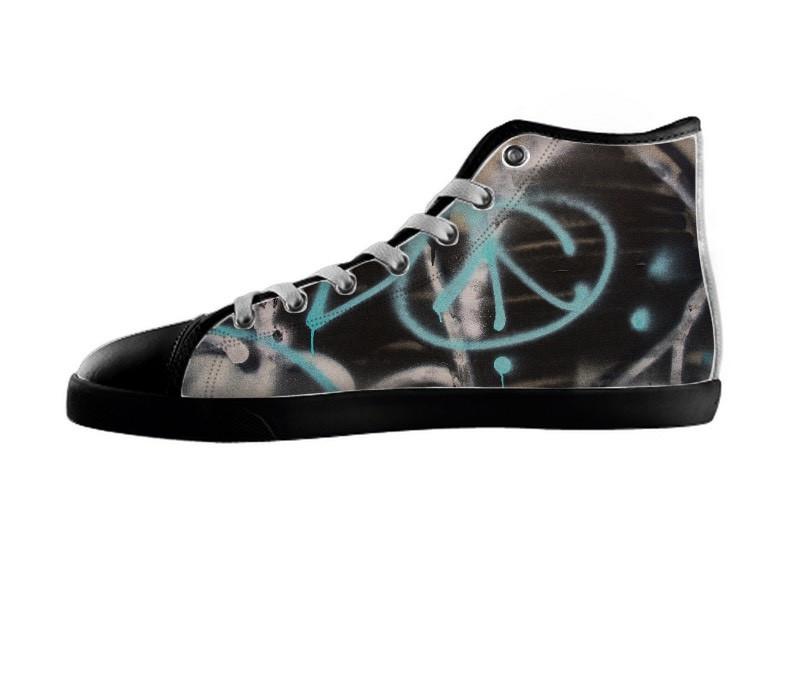 White custom shoes