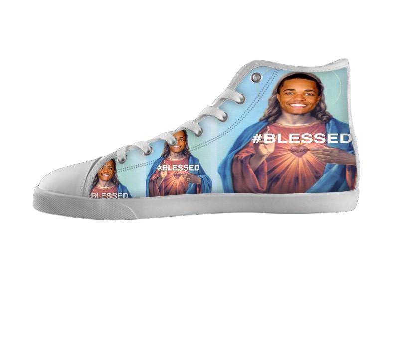 White custom shoes