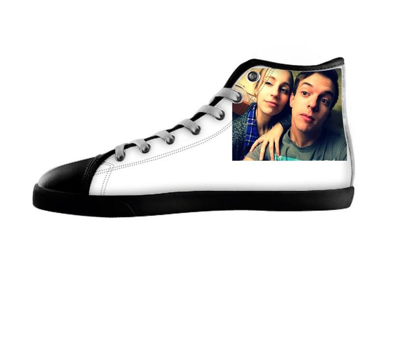 White custom shoes