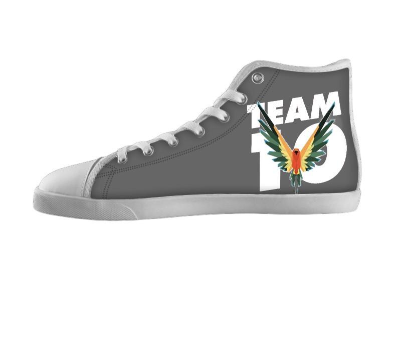 White custom shoes