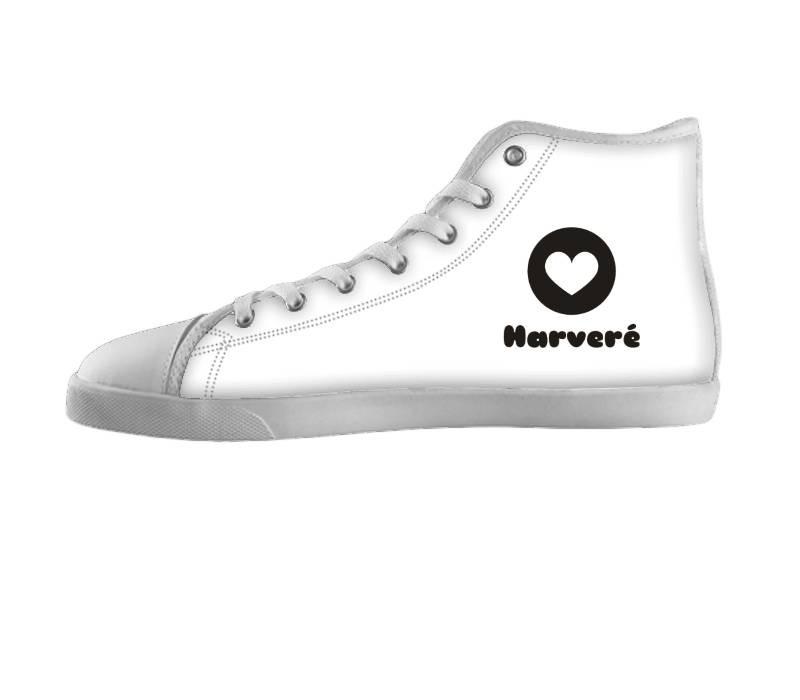 White custom shoes