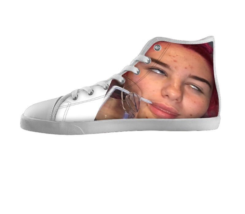 White custom shoes