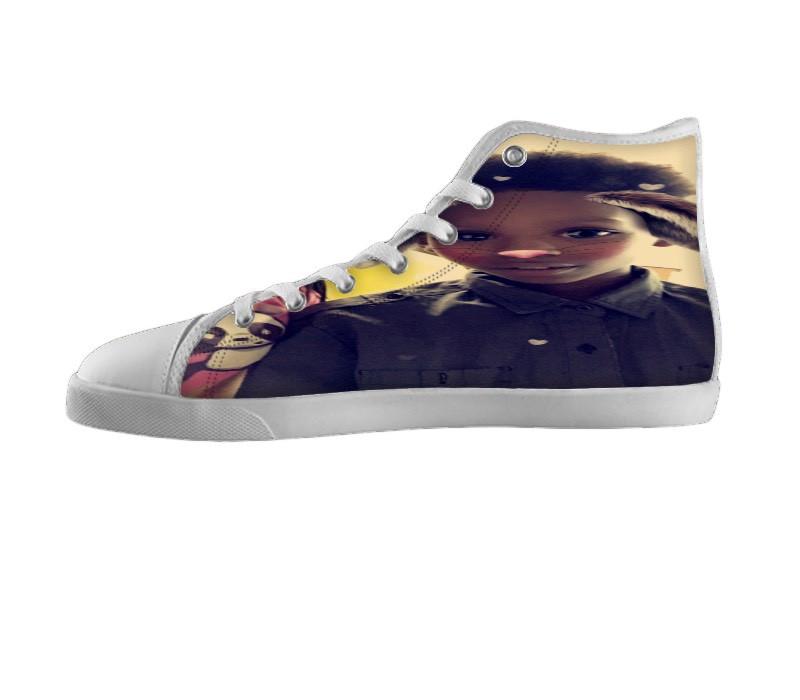 White custom shoes