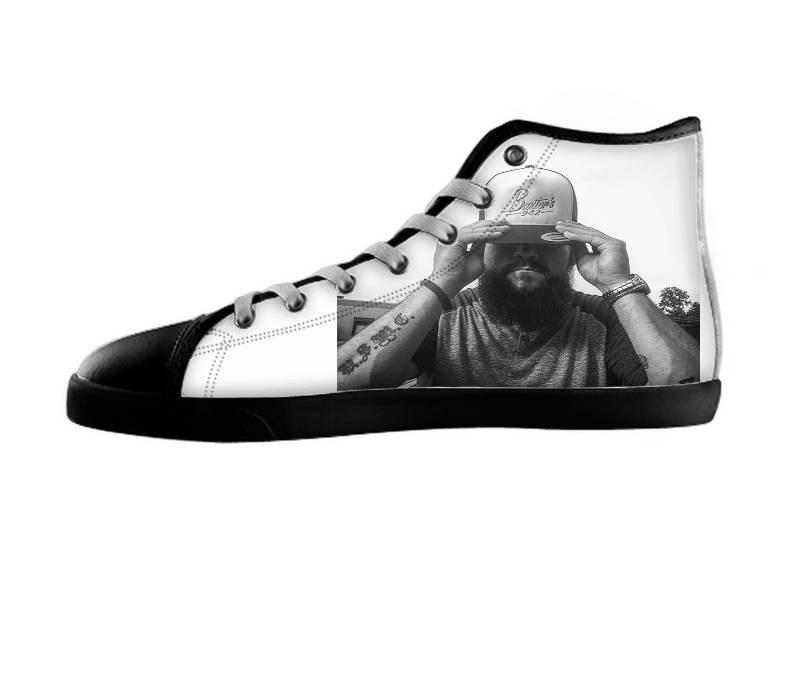 White custom shoes