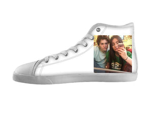 White custom shoes