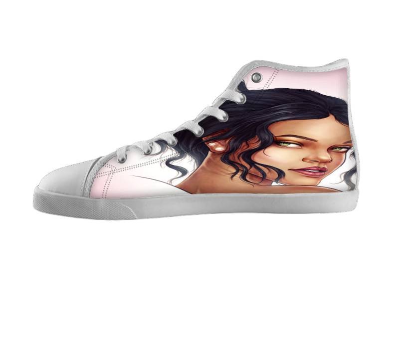 White custom shoes