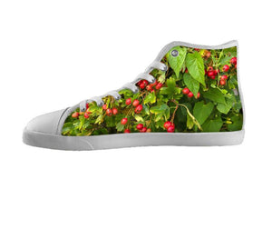 White custom shoes