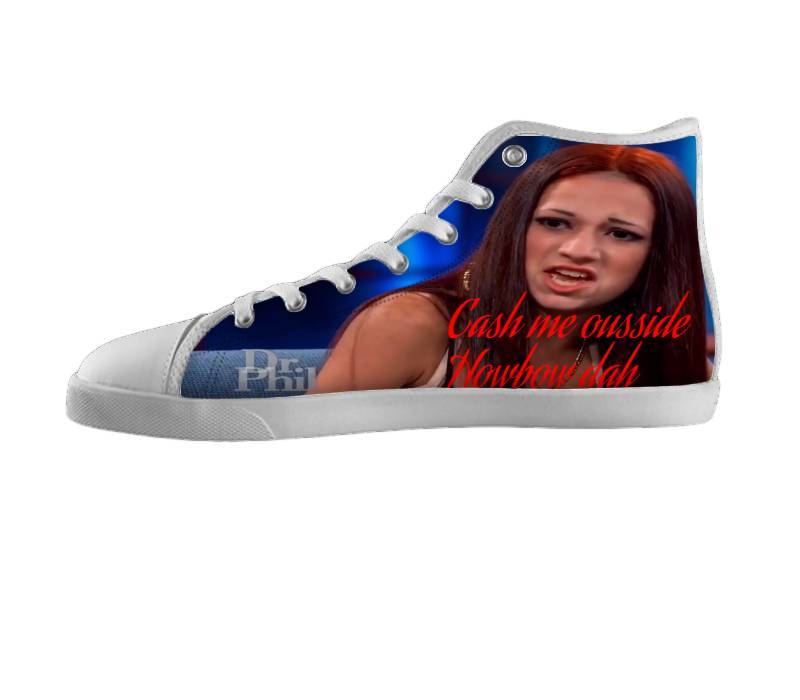 White custom shoes