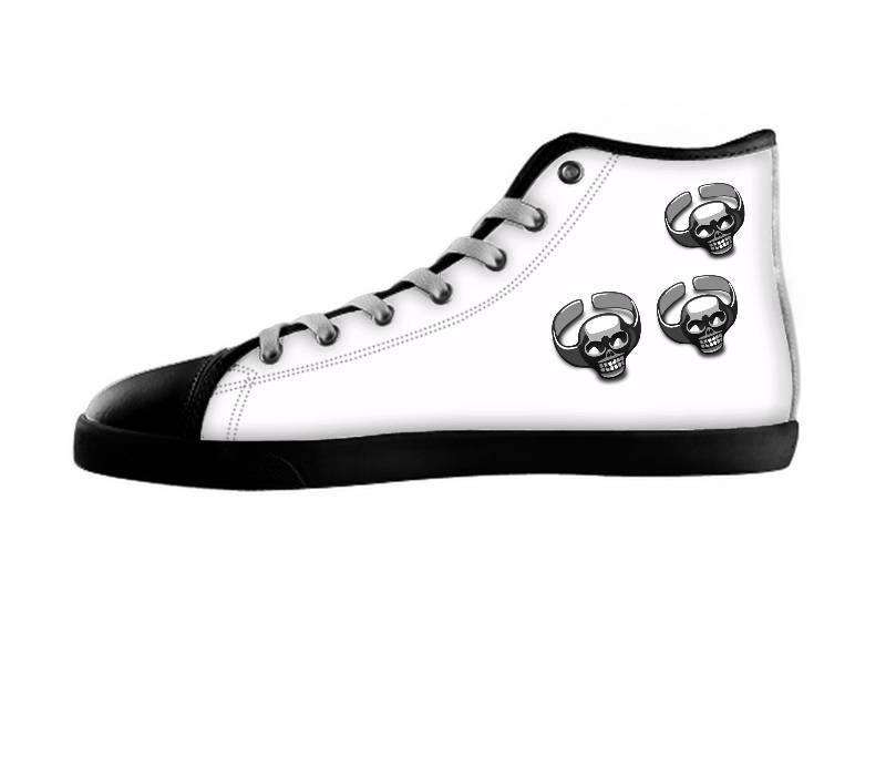 White custom shoes