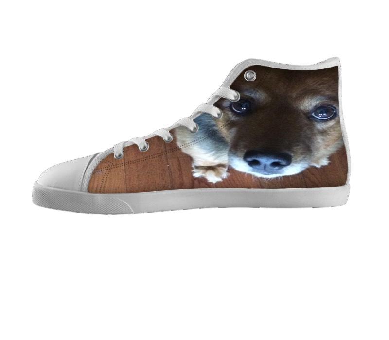 White custom shoes
