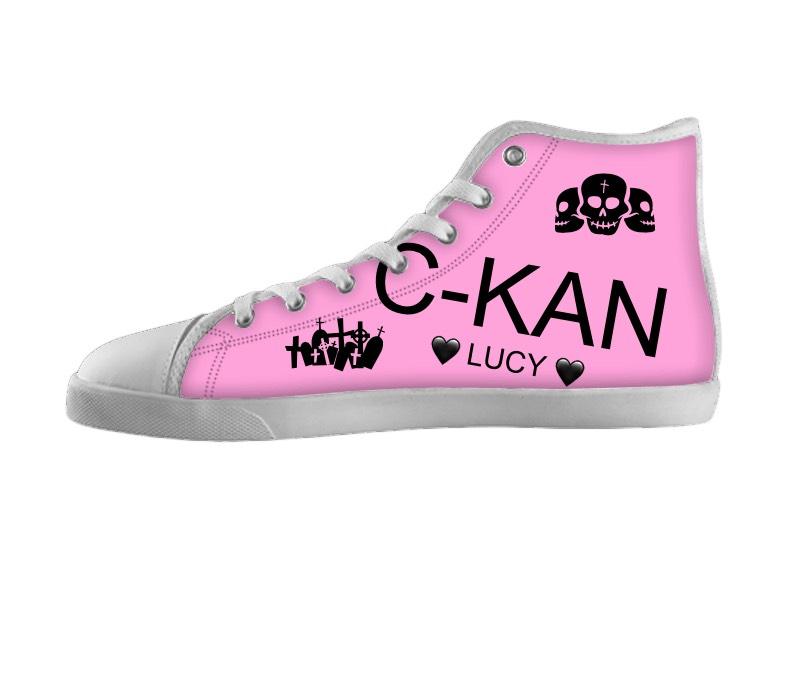 White custom shoes