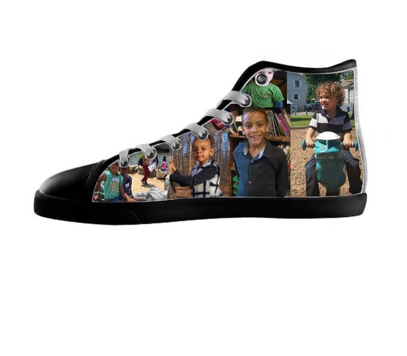 White custom shoes