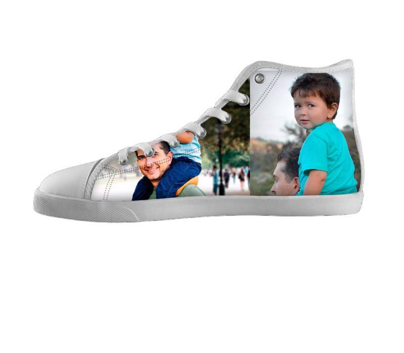 White custom shoes