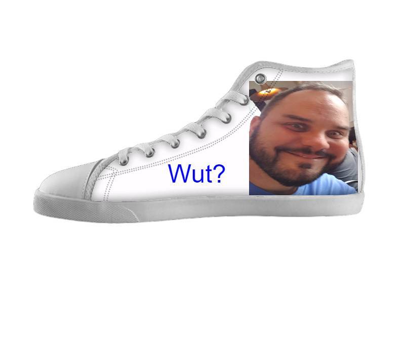 White custom shoes