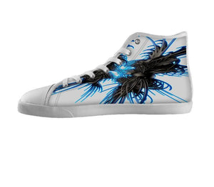 White custom shoes